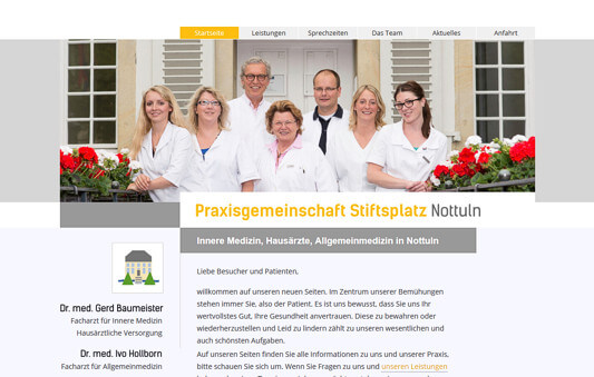 Homepage Dr. Baumeister und Dr. Hollborn
